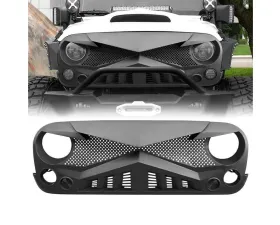 American Modified Hawke Grille Matte Black Jeep Wrangler JK 2007-2018
