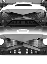 American Modified Hawke Grille Matte Black Jeep Wrangler JK 2007-2018                                     - AMJPAA00114 - Image 7