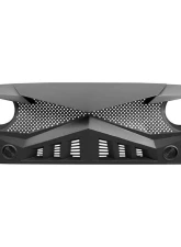 American Modified Hawke Grille Matte Black Jeep Wrangler JK 2007-2018                                     - AMJPAA00114 - Image 2