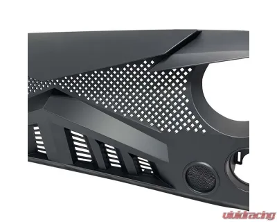 American Modified Hawke Grille Matte Black Jeep Wrangler JK 2007-2018 - AMJPAA00114