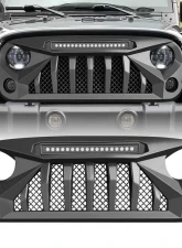 American Modified Gladiator Grille With LED Off-Road Lights Jeep Wrangler JK 2007-2018                                     - AMJPAA00115 - Image 6