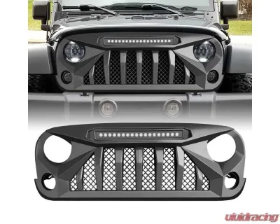 American Modified Gladiator Grille With LED Off-Road Lights Jeep Wrangler JK 2007-2018 - AMJPAA00115