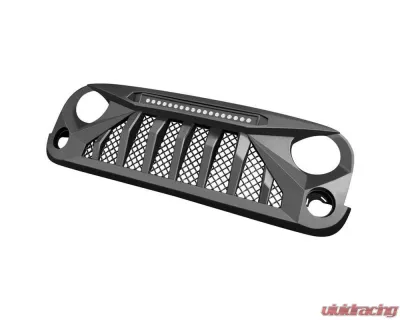 American Modified Gladiator Grille With LED Off-Road Lights Jeep Wrangler JK 2007-2018 - AMJPAA00115