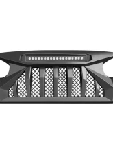 American Modified Gladiator Grille With LED Off-Road Lights Jeep Wrangler JK 2007-2018                                     - AMJPAA00115 - Image 3