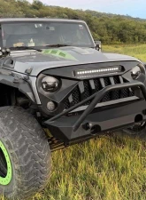 American Modified Gladiator Grille With LED Off-Road Lights Jeep Wrangler JK 2007-2018                                     - AMJPAA00115 - Image 4