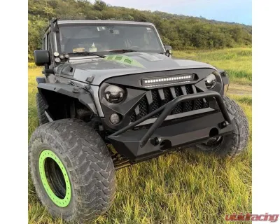 American Modified Gladiator Grille With LED Off-Road Lights Jeep Wrangler JK 2007-2018 - AMJPAA00115
