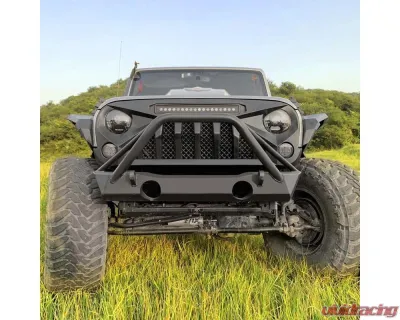 American Modified Gladiator Grille With LED Off-Road Lights Jeep Wrangler JK 2007-2018 - AMJPAA00115