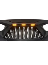 American Modified Goliath Grille With LED Amber LED Running Lights Jeep Wrangler JK 2007-2018                                     - AMJPAA00122 - Image 3