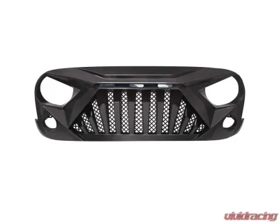 American Modified Goliath Grille With LED Amber LED Running Lights Jeep Wrangler JK 2007-2018 - AMJPAA00122