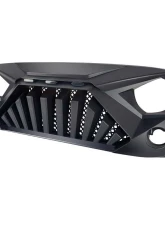 American Modified Goliath Grille With LED Amber LED Running Lights Jeep Wrangler JK 2007-2018                                     - AMJPAA00122 - Image 5