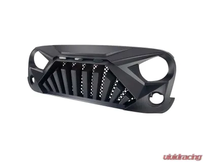 American Modified Goliath Grille With LED Amber LED Running Lights Jeep Wrangler JK 2007-2018 - AMJPAA00122