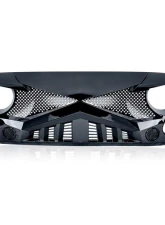 American Modified Hawke Grille Gloss Black Jeep Wrangler JK 2007-2018                                     - AMJPAA00125 - Image 2