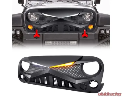 American Modified Hawke Grille With LED Eyebrow - AMJPAA00126