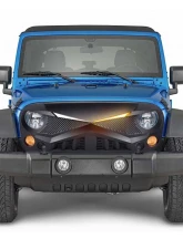 American Modified Hawke Grille With LED Eyebrow                                     - AMJPAA00126 - Image 7
