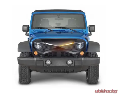 American Modified Hawke Grille With LED Eyebrow - AMJPAA00126