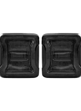 American Modified Jk To JL Conversion LED Tail Lights w/Smoked Lens Jeep Wrangler JK | JKU 2017-2018                                     - AMJPAC03310 - Image 2