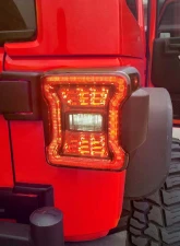 American Modified Jk To JL Conversion LED Tail Lights w/Smoked Lens Jeep Wrangler JK | JKU 2017-2018                                     - AMJPAC03310 - Image 6