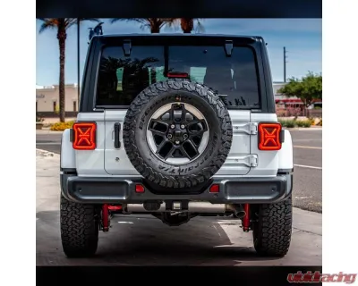 American Modified Arrow Tail Lights w/Smoked Lens Jeep Wrangler JK 2017-2018 - AMJPAC03313