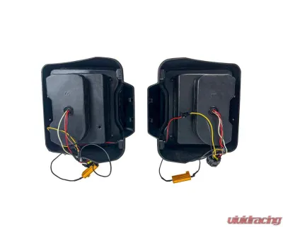 American Modified Tunnel Tail Lights w/Red Lens Jeep Wrangler JK | JKU 2007-2018 - AMJPAC03314