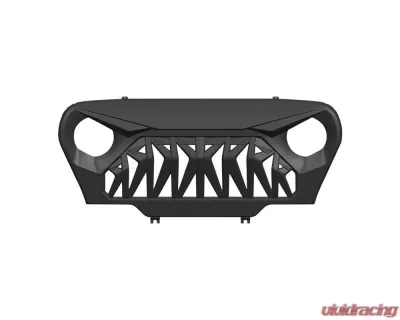 American Modified Shark Grille Matte Black Jeep Wrangler TJ 1997-2006 - AMJPBA00103