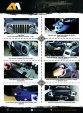 American Modified Shark Grille Matte Black Jeep Wrangler TJ 1997-2006                                     - AMJPBA00103 - Image 7