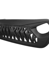 American Modified Shark Grille Matte Black Jeep Wrangler JL | Gladiator JT w/o TrailCam 2018-2024                                     - AMJPCA00101 - Image 3