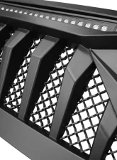 American Modified Demon Grille With LED Off-Road Lights Jeep Wrangler JL | Gladiator JT w/o TrailCam 2018-2024                                     - AMJPCA00102 - Image 4