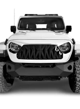 American Modified Shark Grille White/Black Jeep Wrangler JL | Gladiator JT w/o TrailCam 2018-2024                                     - AMJPCA00105 - Image 5