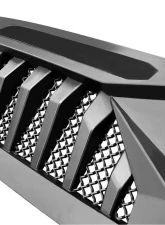 American Modified Demon Grille Matte Black Jeep Wrangler JL | Gladiator JT w/o TrailCam 2018-2024                                     - AMJPCA00109 - Image 3