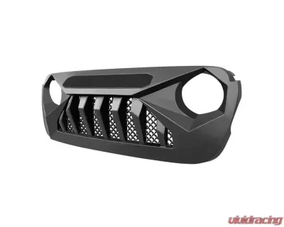 American Modified Demon Grille Matte Black Jeep Wrangler JL | Gladiator JT w/o TrailCam 2018-2024 - AMJPCA00109