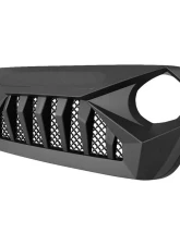 American Modified Demon Grille With White 5 Star Lights Bar Jeep Wrangler JL | Gladiator JT w/o TrailCam 2018-2024                                     - AMJPCA00111 - Image 4