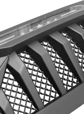 American Modified Demon Grille With Blue 5 Star Lights Bar Jeep Wrangler JL | Gladiator JT w/o TrailCam 2018-2024                                     - AMJPCA00112 - Image 4