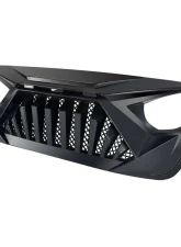 American Modified Goliath Grille With LED Amber Lights Matte Black Jeep Wrangler JL | Gladiator JT 2018-2024                                     - AMJPCA00115 - Image 5