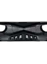 American Modified Hawke Grille With LED Eyebrow Matte Black Jeep Wrangler JK 2007-2018                                     - AMJPCA00118 - Image 4