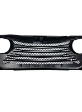 American Modified Tomahawke Grille With LED Eyebrow Light-Matte Black Jeep Wrangler JL | Gladiator JT w/o TrailCam 2018-2024                                     - AMJPCA00119 - Image 7