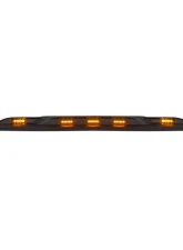 American Modified Front Hood Protector Stone Guard w/Amber LED Lights Jeep Wrangler JL | Gladiator JT 2018-2024                                     - AMJPCA00204 - Image 3