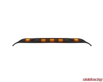 American Modified Front Hood Protector Stone Guard w/Amber LED Lights Jeep Wrangler JL | Gladiator JT 2018-2024 - AMJPCA00204