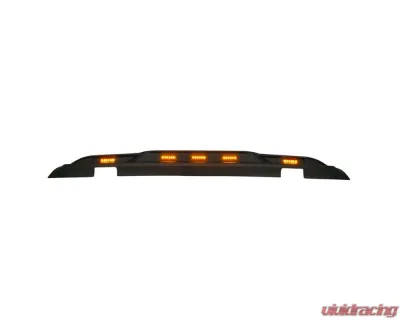 American Modified Rear Roof Spoiler w/Amber LED Lights Jeep Rangler JL 2018-2024 - AMJPCA00303