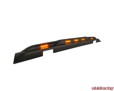 American Modified Rear Roof Spoiler w/Amber LED Lights Jeep Rangler JL 2018-2024 - AMJPCA00303
