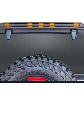 American Modified Rear Roof Spoiler w/Amber LED Lights Jeep Rangler JL 2018-2024                                     - AMJPCA00303 - Image 7