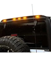 American Modified Rear Roof Spoiler w/Amber LED Lights Jeep Rangler JL 2018-2024                                     - AMJPCA00303 - Image 9