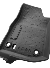American Modified All-Weather Front and Rear Floor Mats Black Jeep Wrangler JL | Gladiator JT 2018-2022                                     - AMJPCA03101 - Image 4
