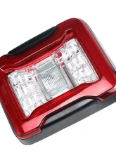 American Modified LED Tail Lights w/Clear Lens Jeep Wrangler JL 2018-2024                                     - AMJPCA03302 - Image 6