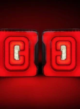American Modified Tunnel Tail Lights w/Smoked Lens Jeep Wrangler JL 2018-2024                                     - AMJPCA03303 - Image 8