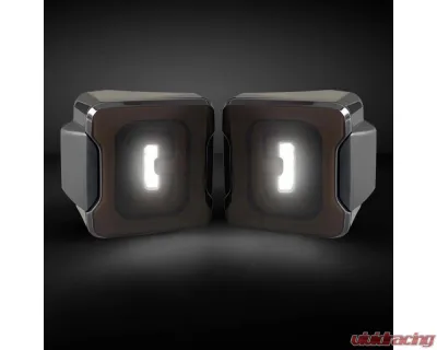American Modified Tunnel Tail Lights w/Smoked Lens Jeep Wrangler JL 2018-2024 - AMJPCA03303