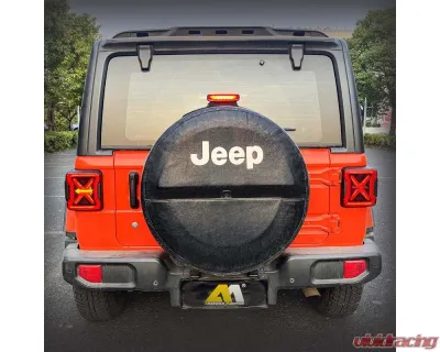 American Modified Arrow Tail Lights w/Smoked Lens Jeep Wrangler JL 2018-2024 - AMJPCA03304