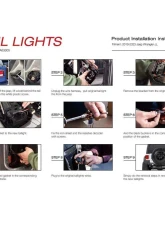 American Modified Tunnel Tail Lights w/Red Lens Jeep Wrangler JL 2018-2024                                     - AMJPCA03305 - Image 8