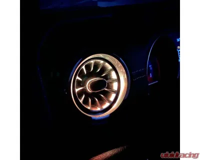 American Modified Turbo Air AC Vent With Ambient Light Jeep Wrangler JL/JT | Gladiator 2018-2024 - AMJPCB00502