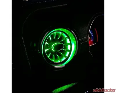 American Modified Turbo Air AC Vent With Ambient Light Jeep Wrangler JL/JT | Gladiator 2018-2024 - AMJPCB00502