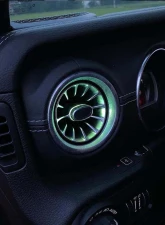 American Modified Turbo Air AC Vent With Ambient Light Jeep Wrangler JL/JT | Gladiator 2018-2024                                     - AMJPCB00502 - Image 10